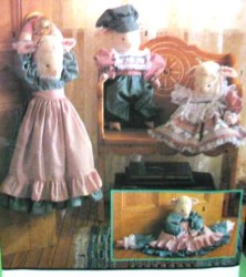 7314 SIMPLICITY  18'' JOINTED LAMBIE DOLL, DRAFT STOPPER PATTERN UNCUT